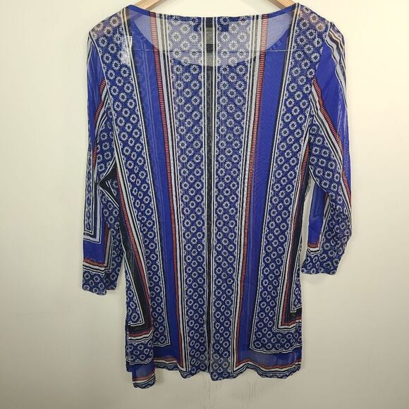INC International Concepts Sheer Boho Blouse. **No Cami - Picture 10 of 10